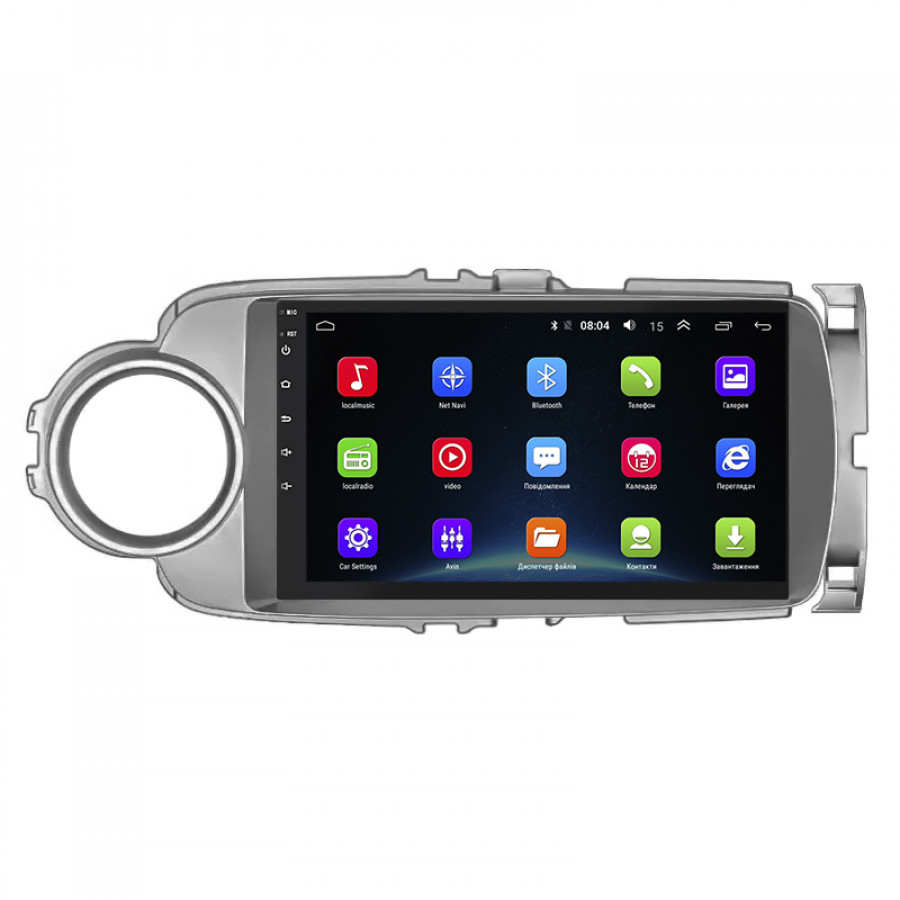 Штатная магнитола Lesko для Toyota Yaris III 2010-2014 экран 9" 2/32Gb Wi-Fi GPS Base