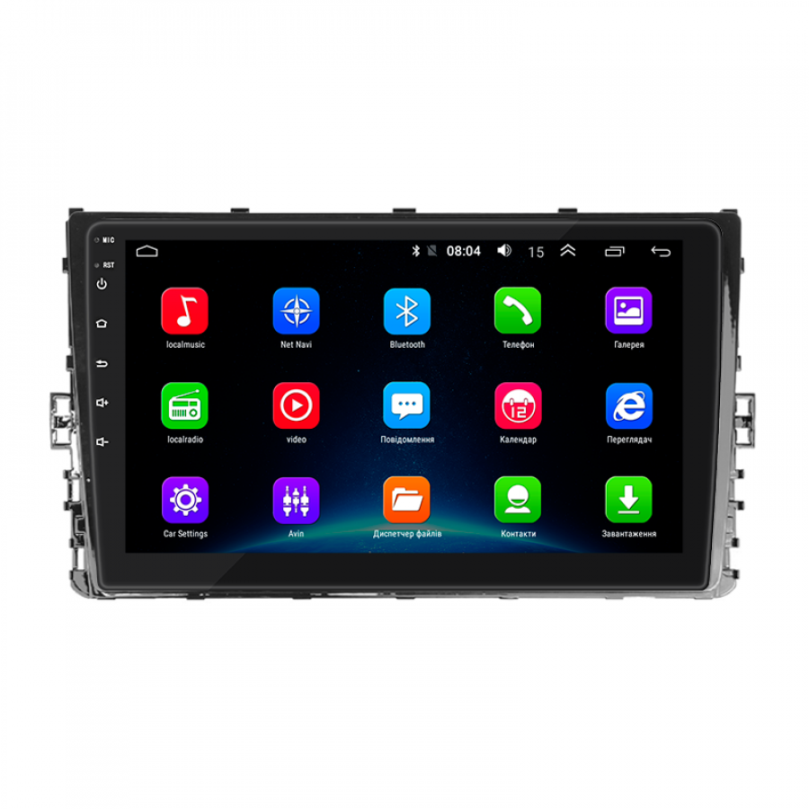 Штатная магнитола Lesko для Volkswagen Bora IV 2018-н.в. экран 9" 2/32Gb Wi-Fi GPS Base
