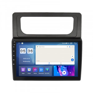 Штатная магнитола Lesko для Volkswagen Caddy III Рестайлинг 2010-2015 экран 10" 2/32Gb CarPlay 4G Wi-Fi GPS Prime