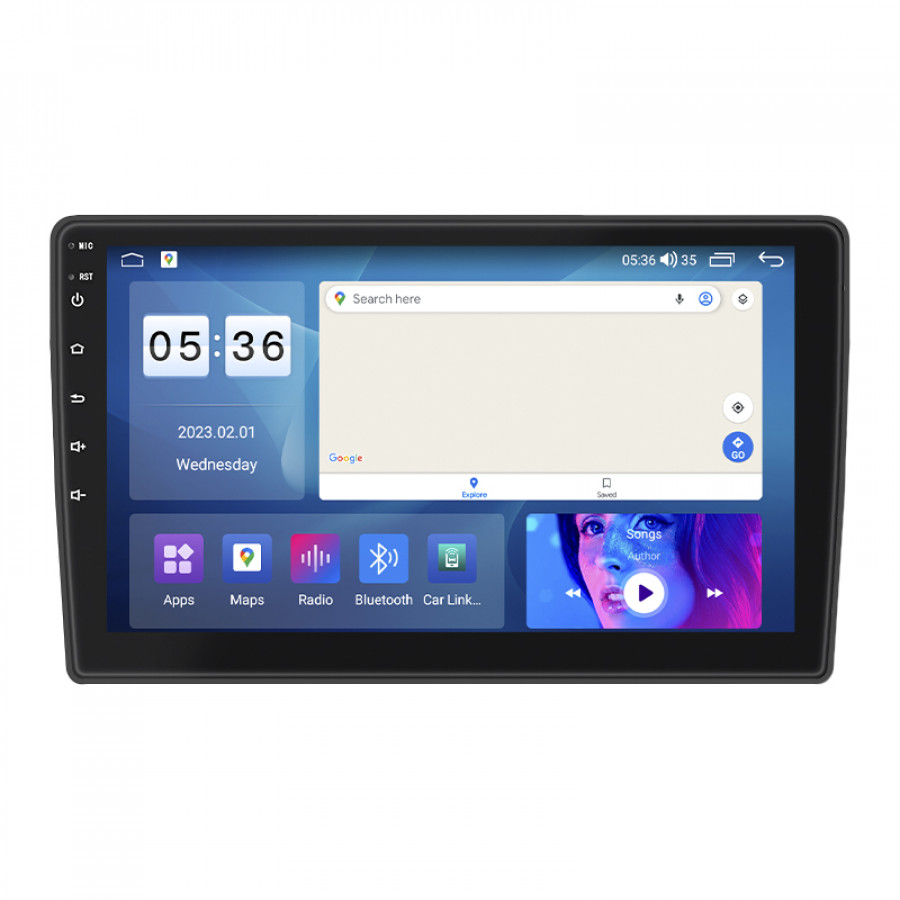 Штатная магнитола Lesko для Volkswagen Caravelle T5 Рестайлинг 2009-2015 экран 10" 4/64Gb CarPlay 4G Wi-Fi GPS Prime