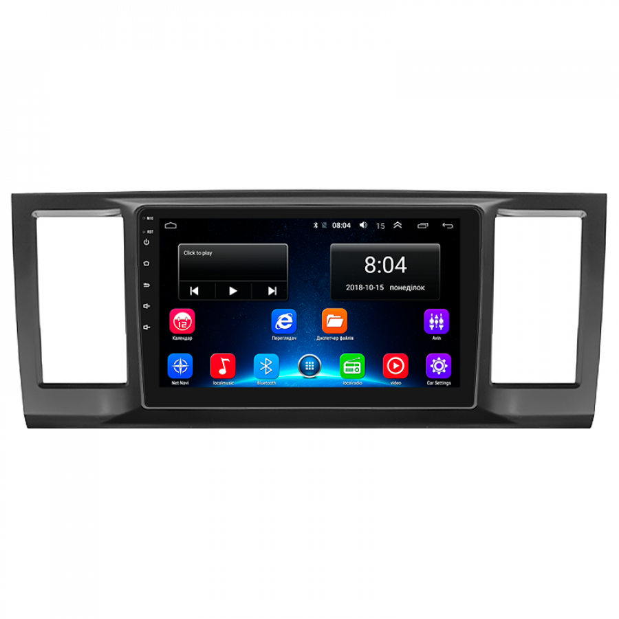Штатная магнитола Lesko для Volkswagen Caravelle T6 2015-2020 экран 9" 2/32Gb Wi-Fi GPS Base
