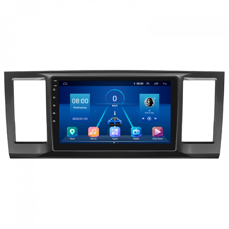 Штатная магнитола Lesko для Volkswagen Caravelle T6 2015-2020 экран 9" 2/32Gb 4G Wi-Fi GPS Top