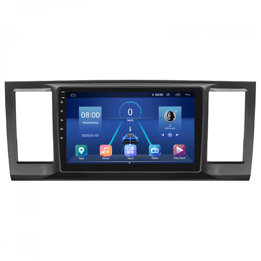 Штатная магнитола Lesko для Volkswagen Caravelle T6 2015-2020 экран 9" 6/128Gb 4G Wi-Fi GPS Top