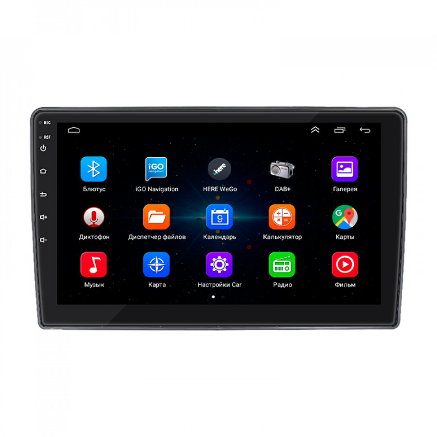 Штатная магнитола Lesko для Volkswagen Eos I Рестайлинг 2010-2015 экран 10" 1/16Gb Wi-Fi GPS Base