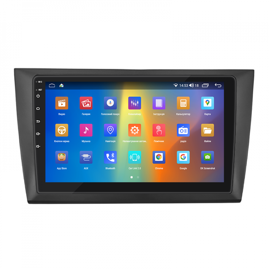 Штатная магнитола Lesko для Volkswagen Golf VI 2008-2012 экран 9" 4/64Gb CarPlay 4G Wi-Fi GPS Prime