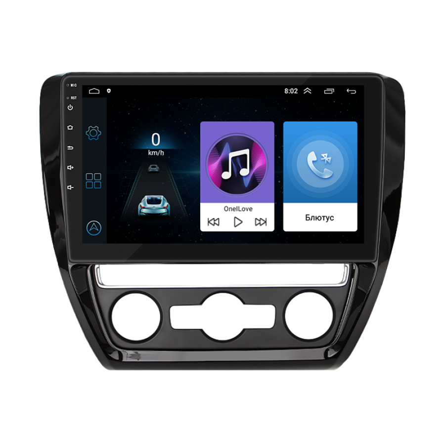 Штатная магнитола Lesko для Volkswagen Jetta VI 2010-2015 экран 10" 1/16Gb Wi-Fi GPS Base