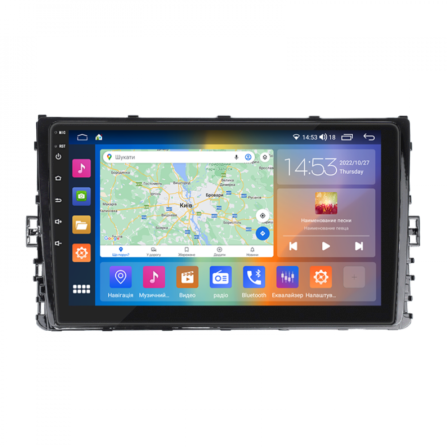 Штатная магнитола Lesko для Volkswagen Jetta VII 2018-н.в. экран 9" 2/32Gb CarPlay 4G Wi-Fi GPS Prime