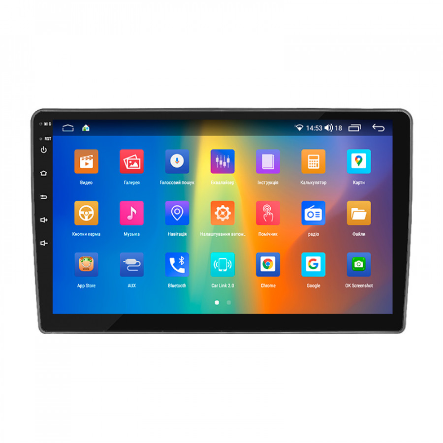 Штатная магнитола Lesko для Volkswagen Lavida II 2015-2018 экран 10" 2/32Gb CarPlay 4G Wi-Fi GPS Prime
