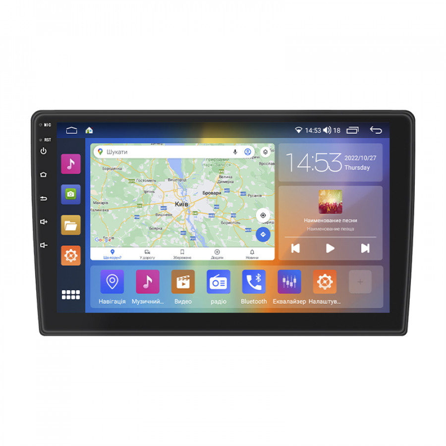 Штатная магнитола Lesko для Volkswagen Multivan T5 2003-2009 экран 10" 4/64Gb CarPlay 4G Wi-Fi GPS Prime