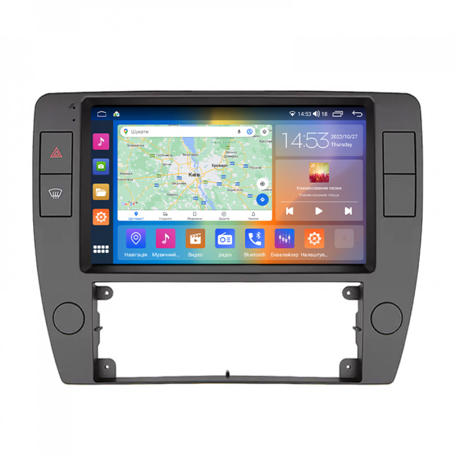 Штатная магнитола Lesko для Volkswagen Passat B5 Рестайлинг 2000-2005 экран 9" 2/32Gb CarPlay 4G Wi-Fi GPS Prime