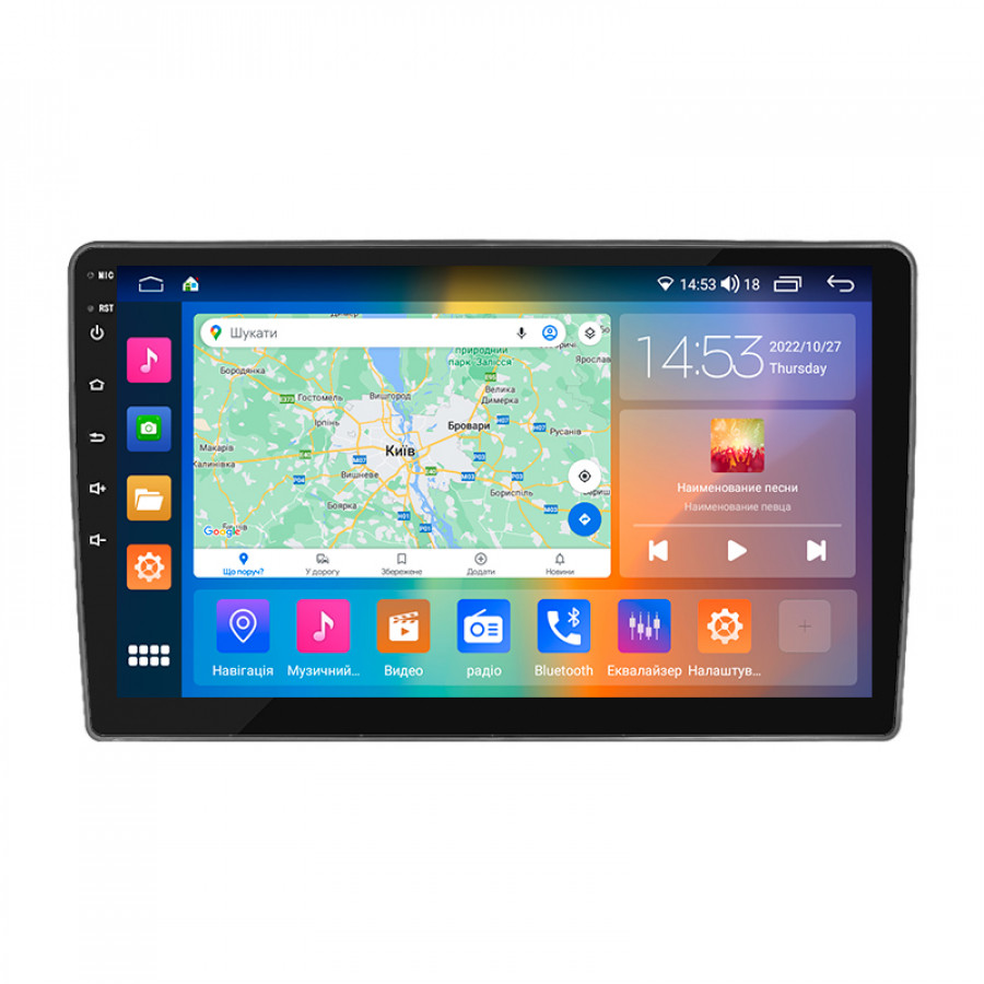 Штатная магнитола Lesko для Volkswagen Polo V Рестайлинг 2014-2020 экран 10" 4/64Gb CarPlay 4G Wi-Fi GPS Prime