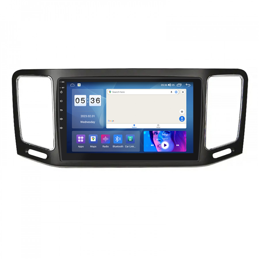 Штатная магнитола Lesko для Volkswagen Sharan II 2010-2015 экран 9" 4/64Gb CarPlay 4G Wi-Fi GPS Prime