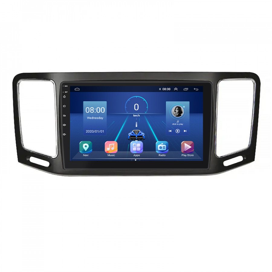 Штатная магнитола Lesko для Volkswagen Sharan II 2010-2015 экран 9" 4/64Gb 4G Wi-Fi GPS Top