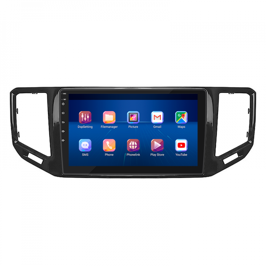 Штатная магнитола Lesko для Volkswagen Teramont I 2017-2020 экран 10" 4/64Gb 4G Wi-Fi GPS Top