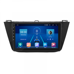 Штатная магнитола Lesko для Volkswagen Tiguan II 2016-2020 экран 10" 4/64Gb 4G Wi-Fi GPS Top