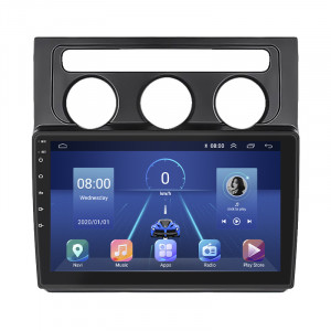 Штатная магнитола Lesko для Volkswagen Touran I 2003-2006 экран 10" 4/64Gb 4G Wi-Fi GPS Top