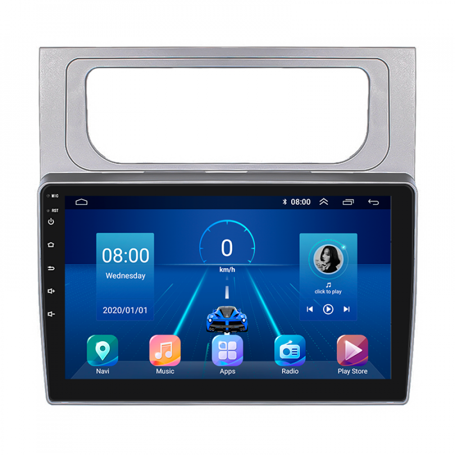 Штатная магнитола Lesko для Volkswagen Touran II 2010-2015 экран 10" 2/32Gb 4G Wi-Fi GPS Top