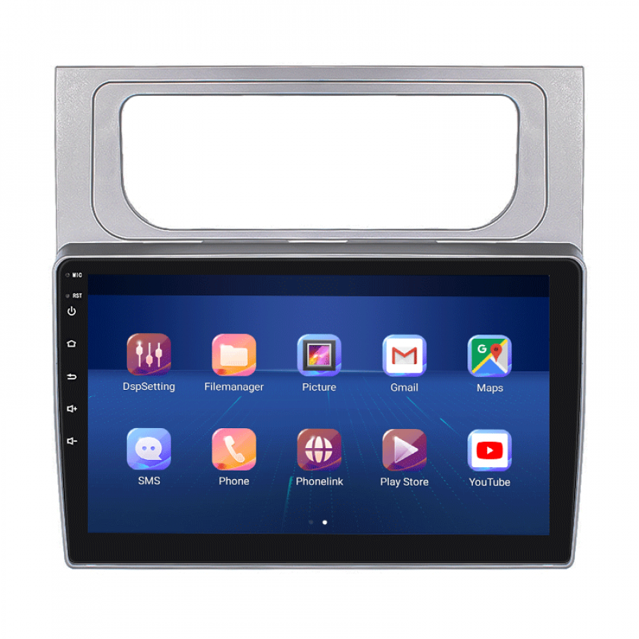 Штатная магнитола Lesko для Volkswagen Touran II 2010-2015 экран 10" 2/32Gb 4G Wi-Fi GPS Top