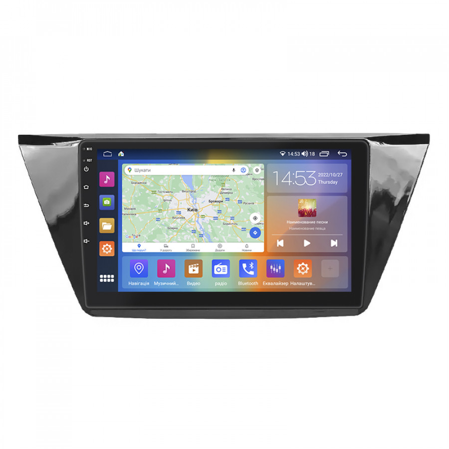 Штатная магнитола Lesko для Volkswagen Touran III 2015-н.в. экран 10" 2/32Gb CarPlay 4G Wi-Fi GPS Prime