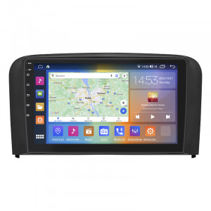 Штатная магнитола Lesko для Volvo S80 I Рестайлинг 2003-2006 экран 9" 4/64Gb CarPlay 4G Wi-Fi GPS Prime