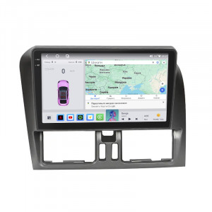 Штатная магнитола Lesko для Volvo XC60 I Рестайлинг 2013-2017 экран 9" 4/64 QLED CarPlay 4G Wi-Fi GPS 360 Prime