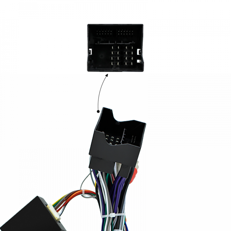 Адаптер штатного усилителя FEELDO Mercedes Benz C-Class C180/C200 2010-2014 + CAN-BUS Box (6563)