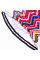 Вело костюм женский X-Тiger XW-CT-155 кофта с длинным рукавом штаны Multicolor Zigzag 3XL