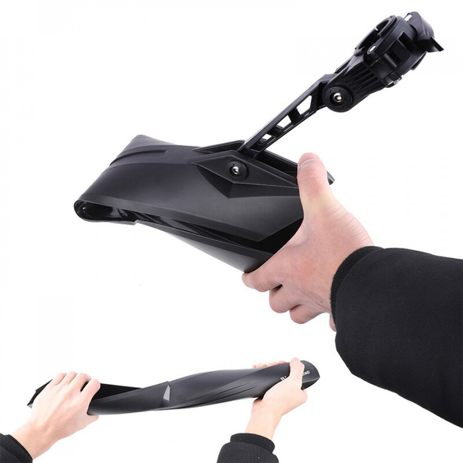 Крыло велосипедное West Biking 0714020 переднее и заднее Black
