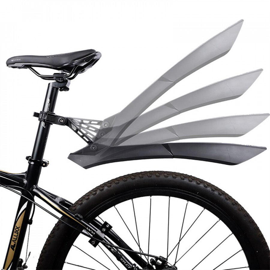Крыло велосипедное West Biking 0714020 переднее и заднее Black