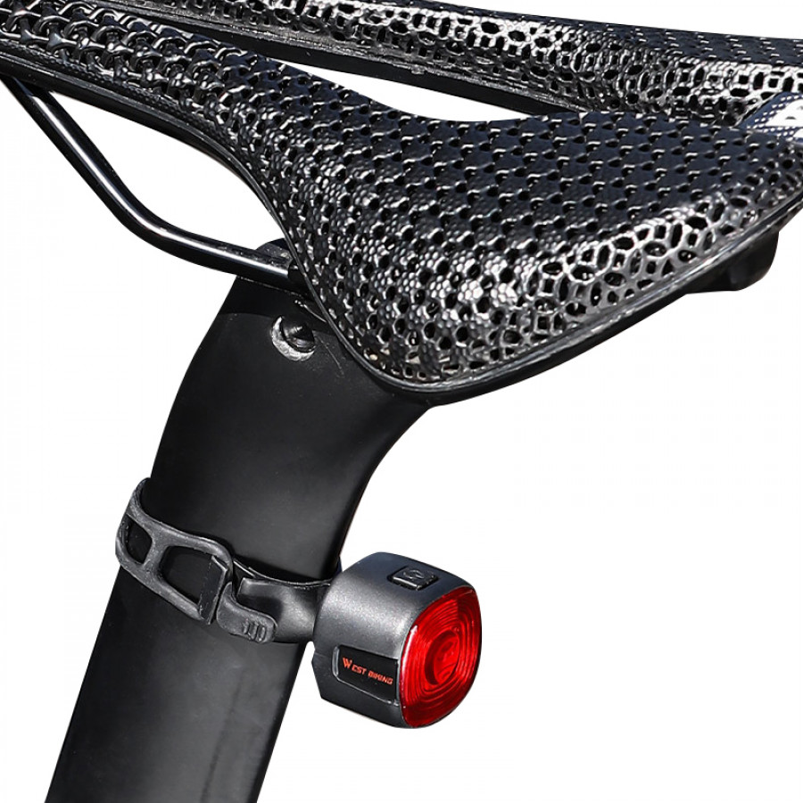 Фонарь велосипедный West Biking YP0701409-WT09 задний велогабарит умный велофонарь