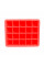 Силиконовая форма для льда CUMENSS AI-820 Cube 20 Red