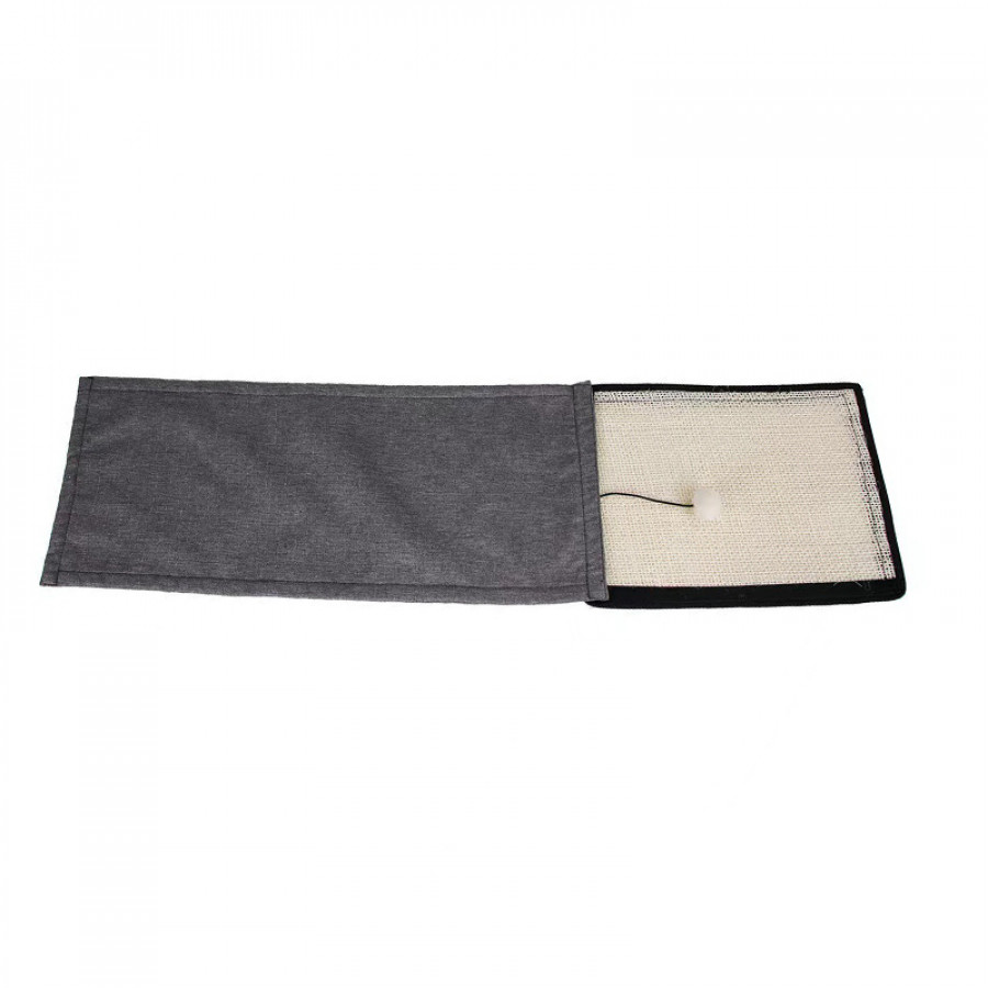 Коврик-дряпка для кота SY-2023-1206 на диван защита от царапин Gray 71*30*1 см