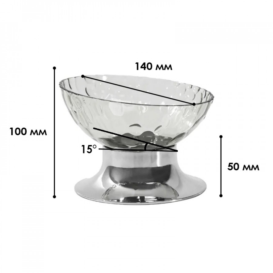 Миска для кошек Taotaopets 134425 Transparent