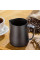 Питчер молочник для кофе Ecocoffeetools LH3560B с тефлоновым покрытием для взбивания молока с длинным носиком Black 350 мл