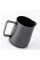 Питчер молочник для кофе Ecocoffeetools LH3560B с тефлоновым покрытием для взбивания молока с длинным носиком Black 350 мл