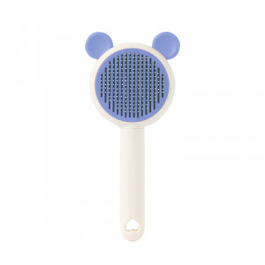 Расческа для шерсти животных DT-1152  Blue + White