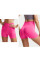 Шорты женские 1802# бесшовные для фитнеса пуш ап push up Розовый электрик L