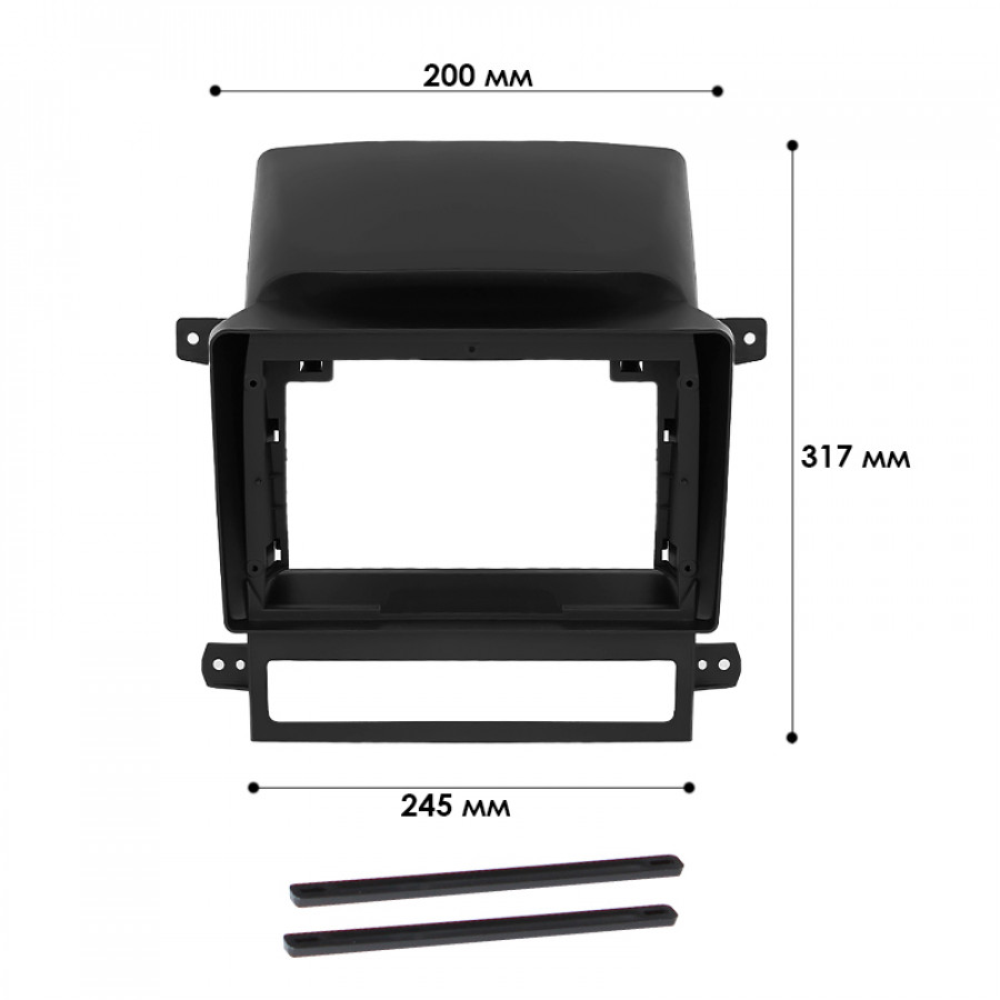 Переходная рамка Chevrolet Captiva 2006-2011 (7818) 9"