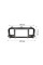 Переходная рамка Citroen Jumpy Spacetourer 2016+ Opel Zafira Life Vivaro 2019+ Peugeot Expert Traveller 2016+ Toyota ProAce ProAce Verso 2016+ Fiat Scudo 22+ (7793) 9"