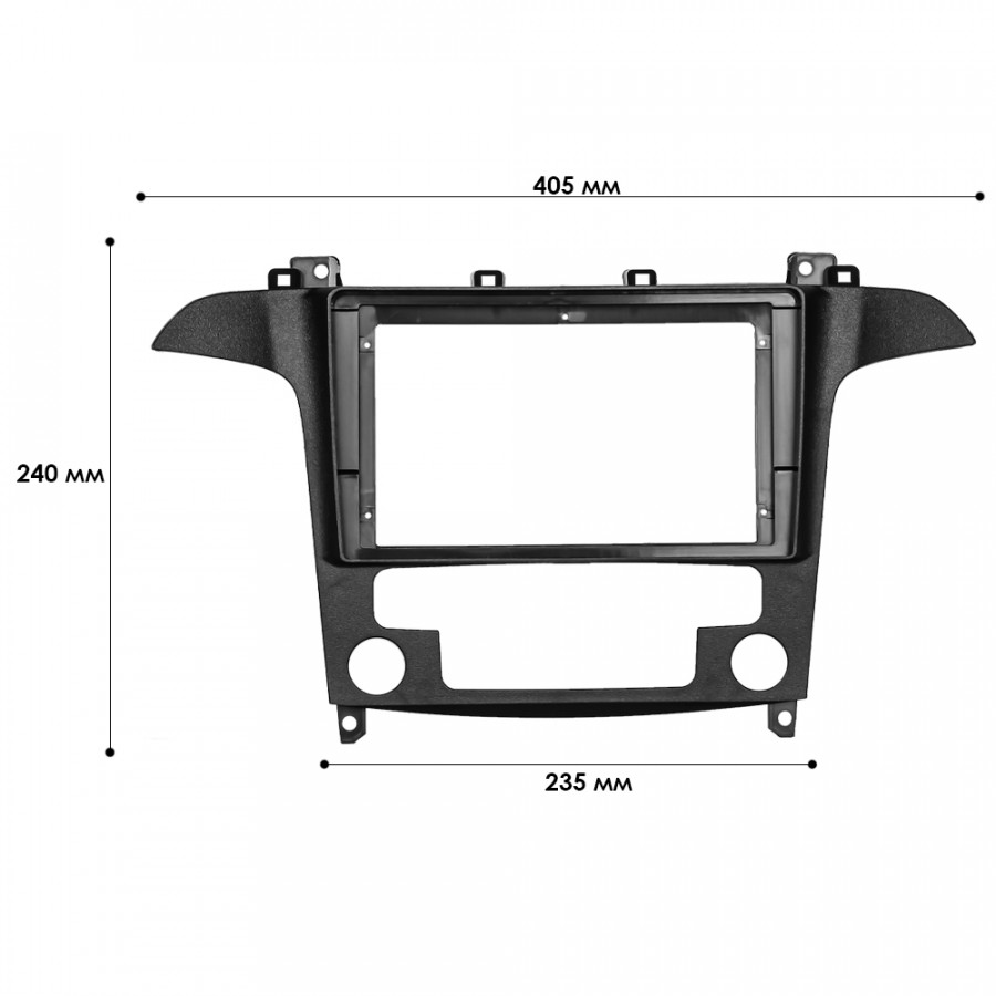 Переходная рамка Ford S-Max 2006-2015 auto AC (7146) 9"