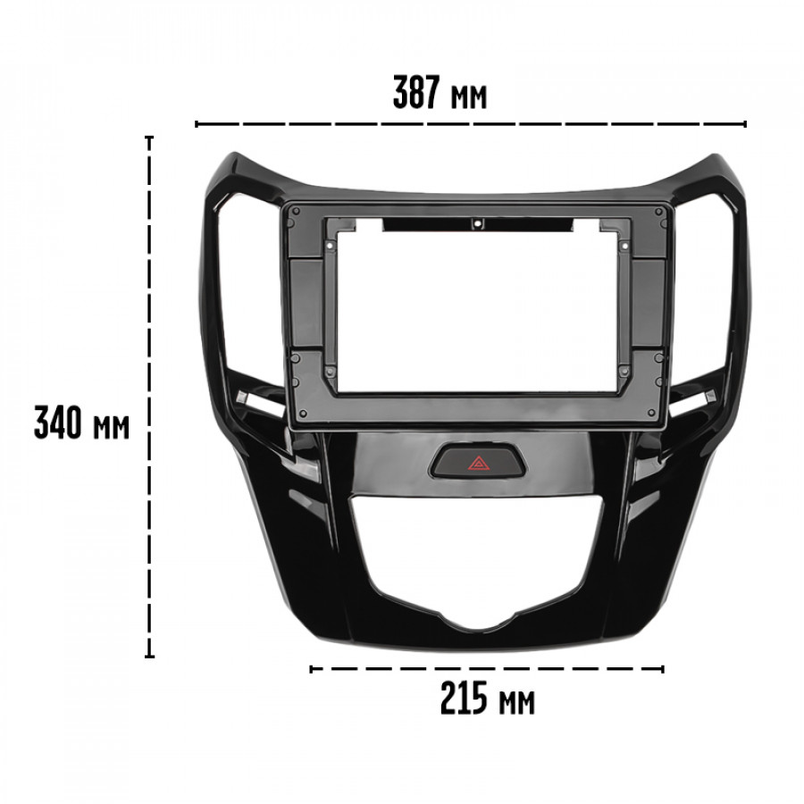 Переходная рамка Great Wall Hover (Haval) M4 2014+ (7295) 9"