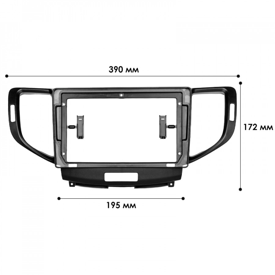 Переходная рамка Honda Accord 8 2008-2015 Acura TSX 2008-2012 (7552) 9"