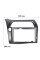 Переходная рамка Honda Civic Type-R 2006-2011 (7048) 9"