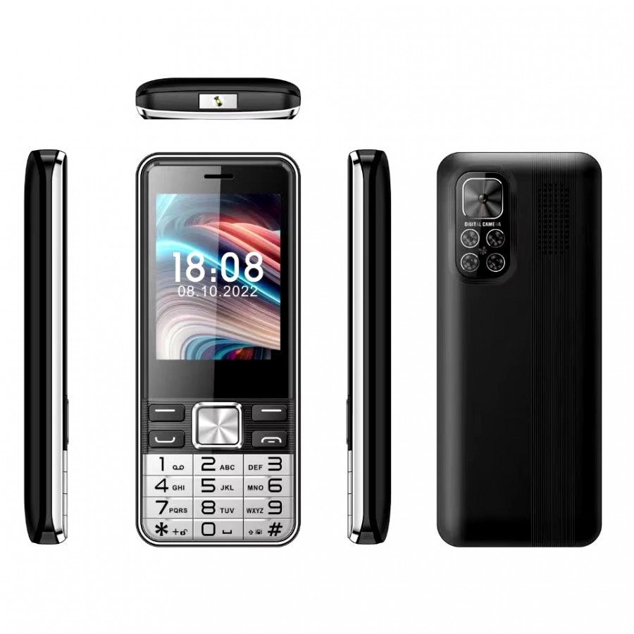 Телефон Tkexun S5630 (S-Mobile S5630 Pro) black 4SIM Russian Keyboard
