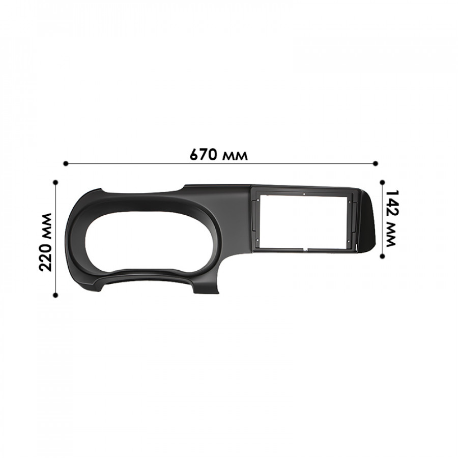 Переходная рамка Hyundai i10 2019+ 9" (7499)