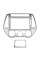Переходная рамка Hyundai i20 2012-2014 (7288) 9"