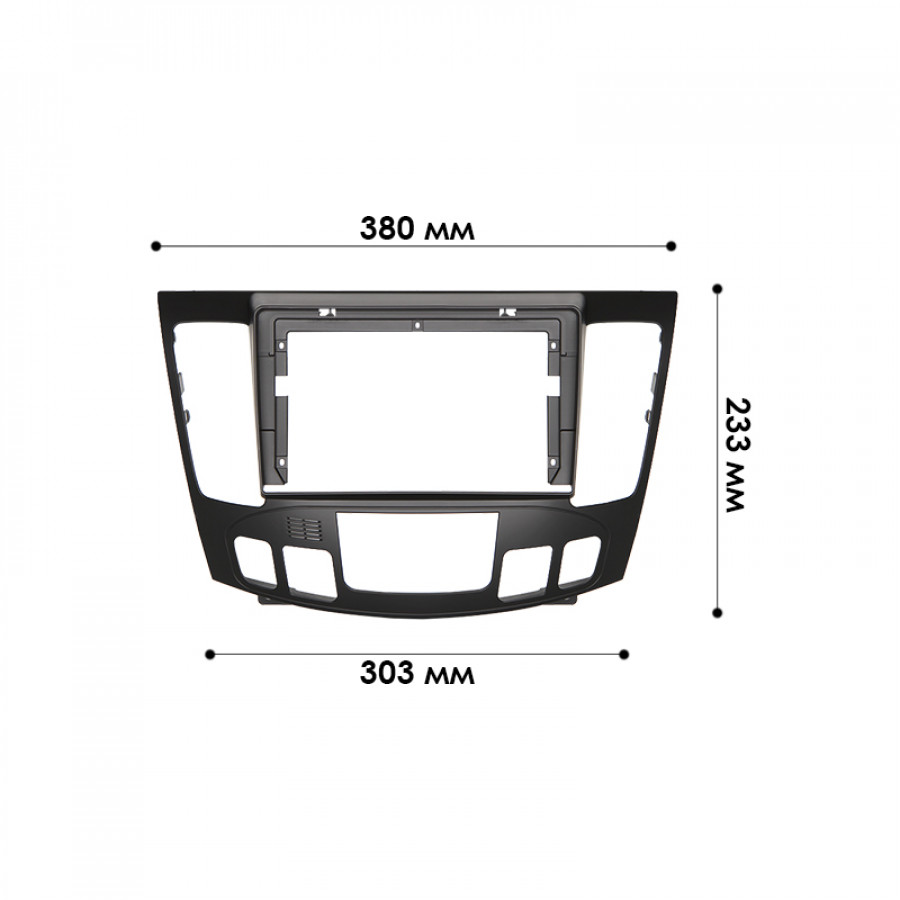 Рамка переходная для Hyundai Sonata (NF) 2008-2010 Auto AC (6538) 9"