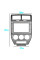 Рамка переходная для Jeep Compass 2007-2010 (6916) 10.1"