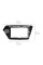 Переходная рамка Kia Rio (QB) K2 (QB) 2011-2017 (6857) 9"