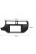 Переходная рамка Kia Rio (UB) 2011-2015 (6392) 9"